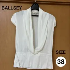 お値下げ美品【BALLSEY 】サイズ38 ドレープネック フレンチ袖のサムネイル