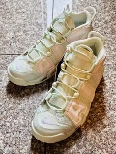 W NIKE AIR MORE UPTEMPO /BARLEY GREEN