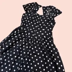 ヴィンテージ 水玉 ロカビリー ワンピース