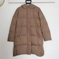 【美品】無印良品　ダウンコート　ブラウン　レディースLサイズ