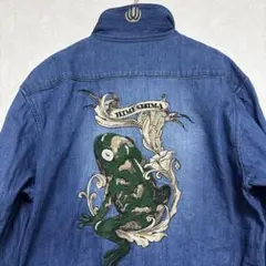 UVERworld デニム 7日目の決意 カエル 刺繍 ジャケット - メルカリ