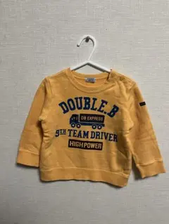 【90サイズ】　ダブルビー　トレーナー　ミキハウス