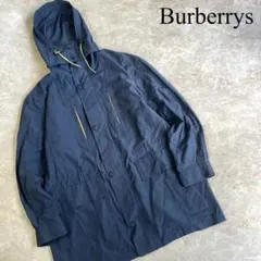 Burberrys バーバリー フード付 2way ナイロンジャケット ネイビー
