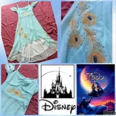 アラジン★ジャスミン★美品★Disney★ディズニー★豪華刺繍★シフォンワンピのサムネイル