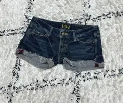 スライ SLY デニム　ショートパンツ　ミニ　ダメージ加工Y2K
