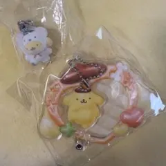 ポムポムプリン　めじるしチャーム　カスタムアクリルチャーム