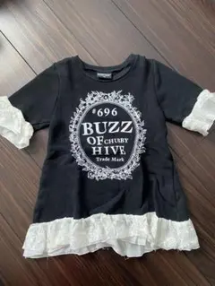BUZZ OF CHUBBY 黒 Tシャツ レース付きのサムネイル