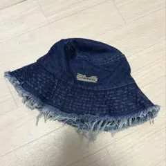 PRANK WINTER フリンジ バケットハット　デニム