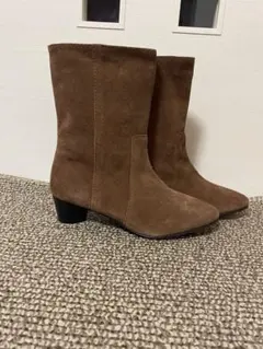 FABIO RUSCONI 未使用品 スエード ミドル ブーツ　36