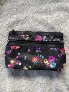 LESPORTSACフラワープリントポーチ