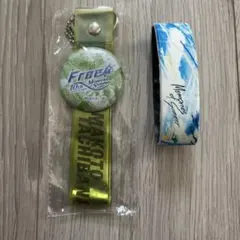 橘真琴　ラバーバンド＆銀テープキーホルダー Free