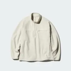 フリースオーバーサイズハーフジッププルオーバー　UNIQLO Mサイズ