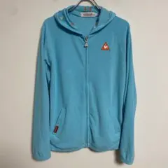 le coq sportif ルコック 水色 カットジャケット フード付 L
