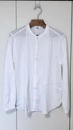 UNIQLO レーヨンピンタックブラウス M