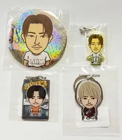 小林直己セット　メタルキーホルダー他