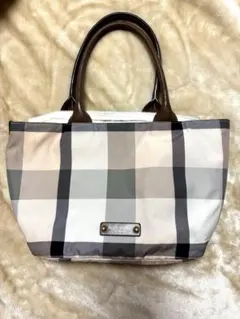 BLUE LABELチェック柄トートバッグ