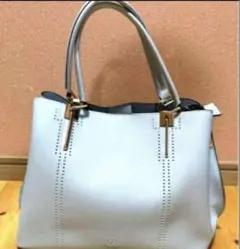 DKELLY ハンドバッグ　バッグ　大容量　トート　2way ライトブルー