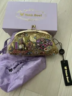 Think Bee! ビーズ装飾 コインケース