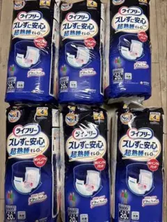ライフリー ズレずに安心 超熟睡パッド 6回吸収 20枚×6袋 - メルカリ