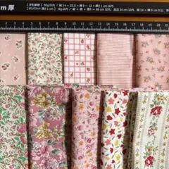 ハギレ　カットクロス　まとめ売り　パッチワーク20㎝×20㎝　10枚セット210