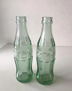 コカ・コーラ ガラス瓶 2本セット 空き瓶 190ml レトロ　インテリアのサムネイル
