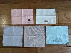 未使用 眼鏡拭きメガネクロス ５枚まとめ売り