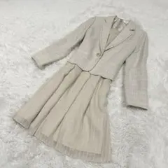 INFINE セットアップ ワンピーススーツ 11号 ベージュ フォーマル