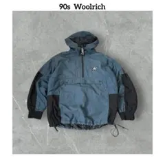 ★ 90s ウールリッチ　アノラック プルオーバー マウンテンパーカー L 配色