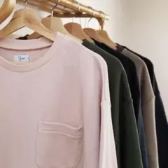 Yuan Cotton Sweat Crew With Pocket L/XL