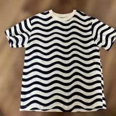 UNIQLO x Marimekko ウェーブ柄 Tシャツ Lサイズのサムネイル