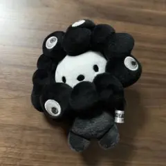 大阪関西万博サンリオ黒ミャクミャクなりきりぬいぐるみBC カラビナ