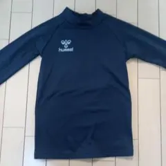 hummel 長袖ハイネックシャツ 130サイズ ダークブルー