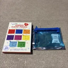 ペコちゃんポコちゃんとゆかいな仲間たち エンボスクリアポーチ ことりちゃん 水色