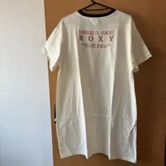 ROXY Tシャツ　ワンピース　オフホワイト