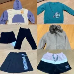 女の子 子供服 まとめ売り 7点セット 130cm 秋冬