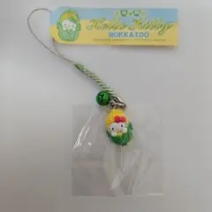 【ご当地キティ】ハローキティ 北海道限定 「とうもろこし」 根付けストラップ