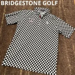 極美品BRIDGESTONE GOLF TOUR Bメンズ シャツLチェッカー柄のサムネイル