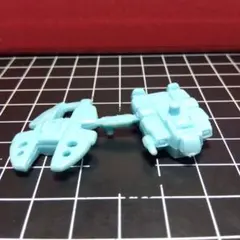 重戦機エルガイム ワークス【未切り・レアカラー・水】 ガン消しのサムネイル