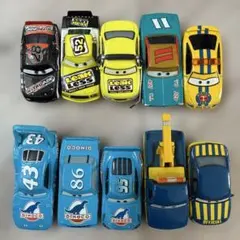 マテル カーズ ダイナコ レーサー 10台セット ミニカー マックィーンのサムネイル