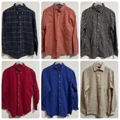 ブランド長袖シャツ 6枚セット　CHAPS ラルフローレン