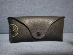 Ray-Ban レザー メガネケース 黒　レイバン