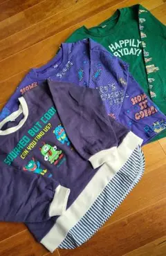 長袖カットソーセット キャラクター柄