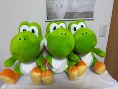 新品 ヨッシー　ぬいぐるみ 特大サイズぬいぐるみ　おすわり　3点セット