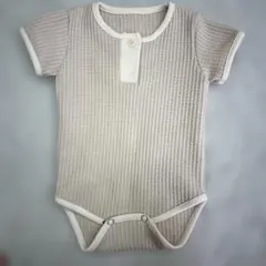 bebe nine ワッフルロンパース　6m