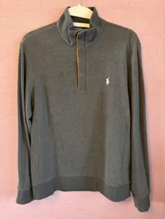 ほぼ未使用！ラルフローレン　ポロゴルフ　ハイネック　トレーナーグレー　M