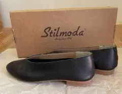 Stilmoda ブラック フラットシューズ 35