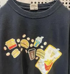 希少】90s McKids マクドナルド 総柄Tシャツ ヴィンテージ - メルカリ