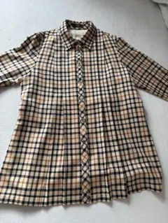 DAKS 長袖 チェック柄 シャツ