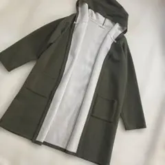 Cutie Blonde フード付きパーカー Lサイズ オリーブグリーン