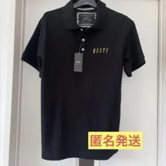 RUSTY ポロシャツ ブラック ゴールド Lサイズのサムネイル